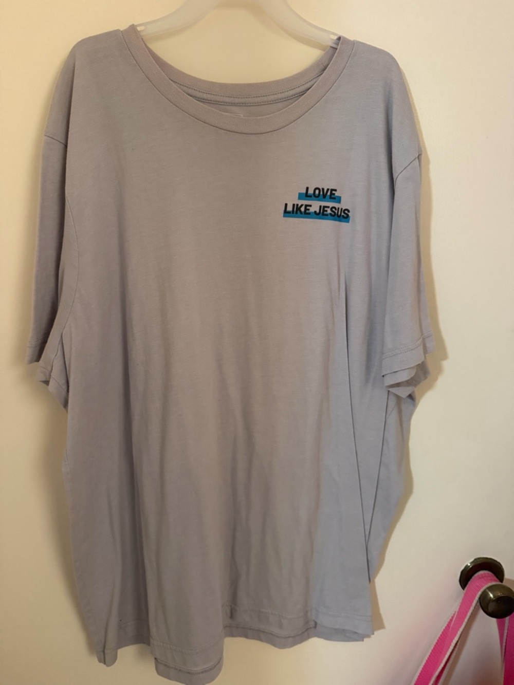LOVE LIKE JESUS Light Gray Graphic Tee